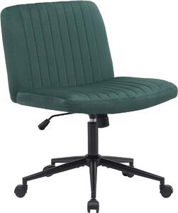 Sedia da ufficio - Sedia ergonomica girevole - Regolabile in altezza e girevole a 360 gradi | Colore: Verde | Materiale: Morbido