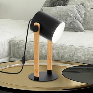 Eglo 43047 - Lampada da tavolo HORNWOOD 1xE27/28W/230V