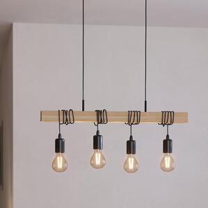 Eglo 43512 - Lampadario a sospensione con cavo TOWNSHEND 4xE27/60W/230V
