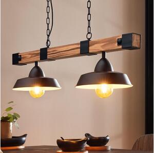 Eglo 44085 - Lampadario a catena OLDBURY 2xE27/60W/230V