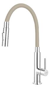 Miscelatore per lavello Ferro con braccio flessibile beige 70730,0BE
