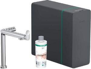 Hansgrohe Aqittura M91 - Miscelatore per lavello, SodaSystem, sBox, cromo 76837000