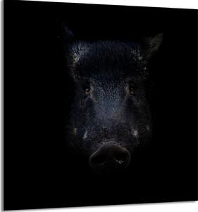 PIATTO DI VETRO PER LA CUCINA 60x65 Cinghiale