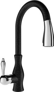 Mexen Savita rubinetto da cucina, nero maculato - 672601-76
