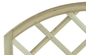 Pannello reticolato in legno Diagonale arco 90 x 120 cm