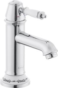SAT Rubinetto Nostalgia Miscelatore retrò per lavabo Miscelatore monocomando per lavabo, cromato