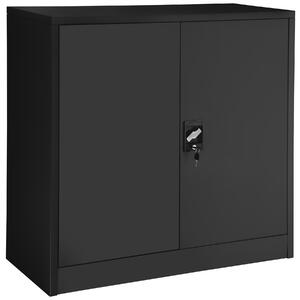 Tectake armadio portadocumenti con 3 scomparti 90 x 40 x 90 cm