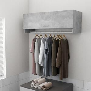 VidaXL Armadio grigio cemento 100x32,5x35 cm in legno - Armadio - Armadi - Armadio a muro - Armadio - Guardaroba