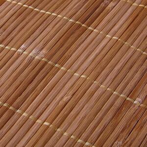Tappeto antiscivolo rettangolare Bamboo in bambù naturale 80 x 50 cm