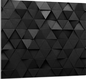 PIATTO IN VETRO PER CUCINA 65x60 Nero