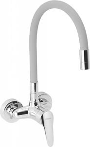 Miscelatore per lavello con braccio flessibile Titania Iris New chrome 94484,0S