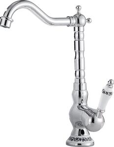 Rubinetto per lavabo, design a risparmio idrico, facile da installare, argento