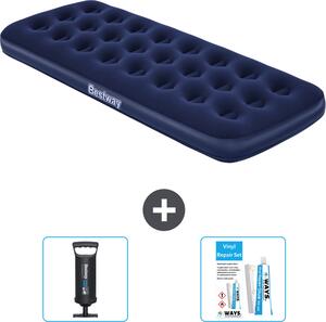 Materasso gonfiabile Bestway - 1 persona - 76 x 185 x 22 cm - Blu - Accessori inclusi