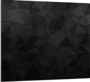PIATTO IN VETRO PER CUCINA 65x60 Nero