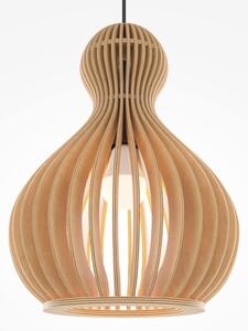Maytoni MOD192PL-01W1 - Lampadario a sospensione con filo ROOTS 1xE27/40W/230V diametro 30 cm beige