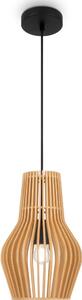 Maytoni MOD191PL-01W - Lampadario a sospensione con filo ROOTS 1xE27/40W/230V diametro 20 cm beige