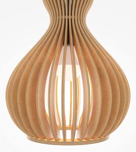 Maytoni MOD192PL-01W1 - Lampadario a sospensione con filo ROOTS 1xE27/40W/230V diametro 30 cm beige