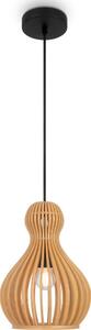 Maytoni MOD192PL-01W - Lampadario a sospensione con filo ROOTS 1xE27/40W/230V diametro 20 cm beige