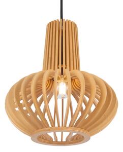 Maytoni MOD193PL-01W - Lampadario a sospensione con filo ROOTS 1xE27/40W/230V diametro 22,5 cm beige
