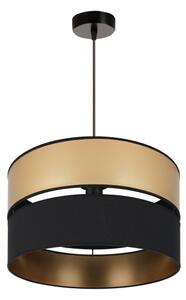 Brilagi - Lampadario a sospensione con filo ROYAL 1xE27/15W/230V diametro 40 cm nero/oro