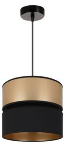 Brilagi - Lampadario a sospensione con filo ROYAL 1xE27/15W/230V diametro 25 cm nero/oro