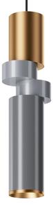 Maytoni MOD303PL-01CFL3 - Lampadario a sospensione con filo PALETTE 1xGU10/40W/230V oro/grigio