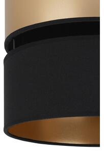 Brilagi - Lampadario a sospensione con filo ROYAL 1xE27/15W/230V diametro 25 cm nero/oro