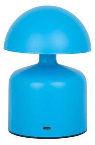 Lampada da tavolo blu con paralume in metallo (altezza 15 cm) Impetu - Leitmotiv