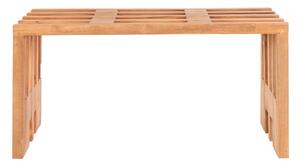 Panchina da giardino in legno di teak , 90 x 30 cm Benidorm - House Nordic