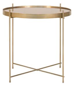 Tavolino rotondo in oro ø 48 cm Venezia - House Nordic