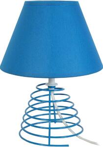 Lampade d’ufficio Tosel lampada da comodino tondo metallo blu