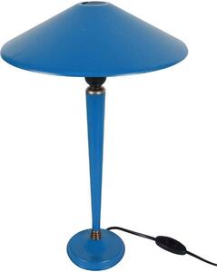 Lampade d’ufficio Tosel lampada da comodino tondo metallo blu