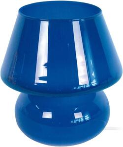 Lampade d’ufficio Tosel lampada da comodino tondo vetro blu