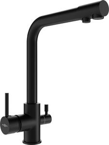 Mexen Duero rubinetto da cucina, nero - 671600-70