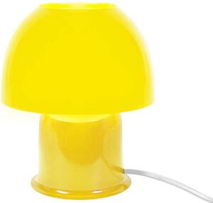 Lampade d’ufficio Tosel lampada da comodino tondo metallo giallo