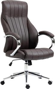 Sedia da ufficio in pelle - Sedia da ufficio - Alltid Comfort | Colore: Brun