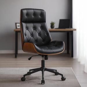 Sedia ergonomica per ufficio - Sedia direzionale - Lavoro confortevole - Regolabile, design classico