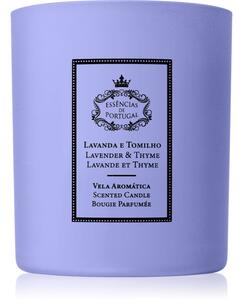 Essencias de Portugal + Saudade Natura Lavender & Thyme candela profumata 180 g