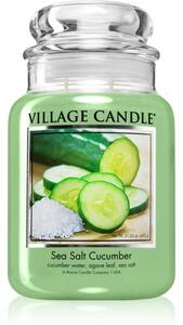 Village Candle Sea Salt Cucumber candela profumata 602 g