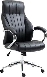 Sedia da ufficio äkta läder - Sedia da ufficio - comfort ergonomico e funzione dondolo