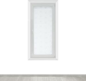 Tendina a vetro semi-filtrante Kita bianco tunnel 45x120 cm