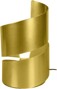 Lampade d’ufficio Tosel lampada da comodino tondo metallo oro