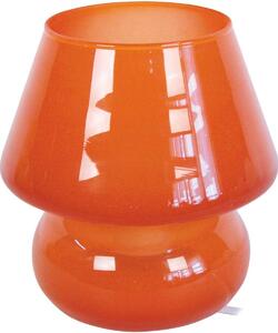 Lampade d’ufficio Tosel lampada da comodino tondo vetro arancia
