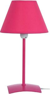 Lampade d’ufficio Tosel lampada da comodino tondo metallo rosa