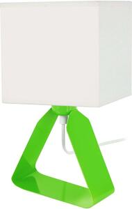 Lampade d’ufficio Tosel lampada da comodino cuadrado metallo verde e bianco