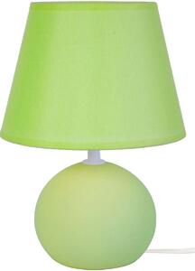 Lampade d’ufficio Tosel lampada da comodino tondo legno verde