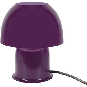 Lampade d’ufficio Tosel lampada da comodino tondo metallo viola