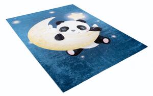 Tappeto per bambini con motivo panda sulla luna Larghezza: 120 cm | Lunghezza: 170 cm