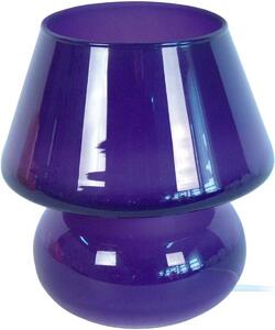 Lampade d’ufficio Tosel lampada da comodino tondo vetro viola