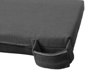 Cuscino per sedia grigio antracite 40 x 40 x Sp 4 cm